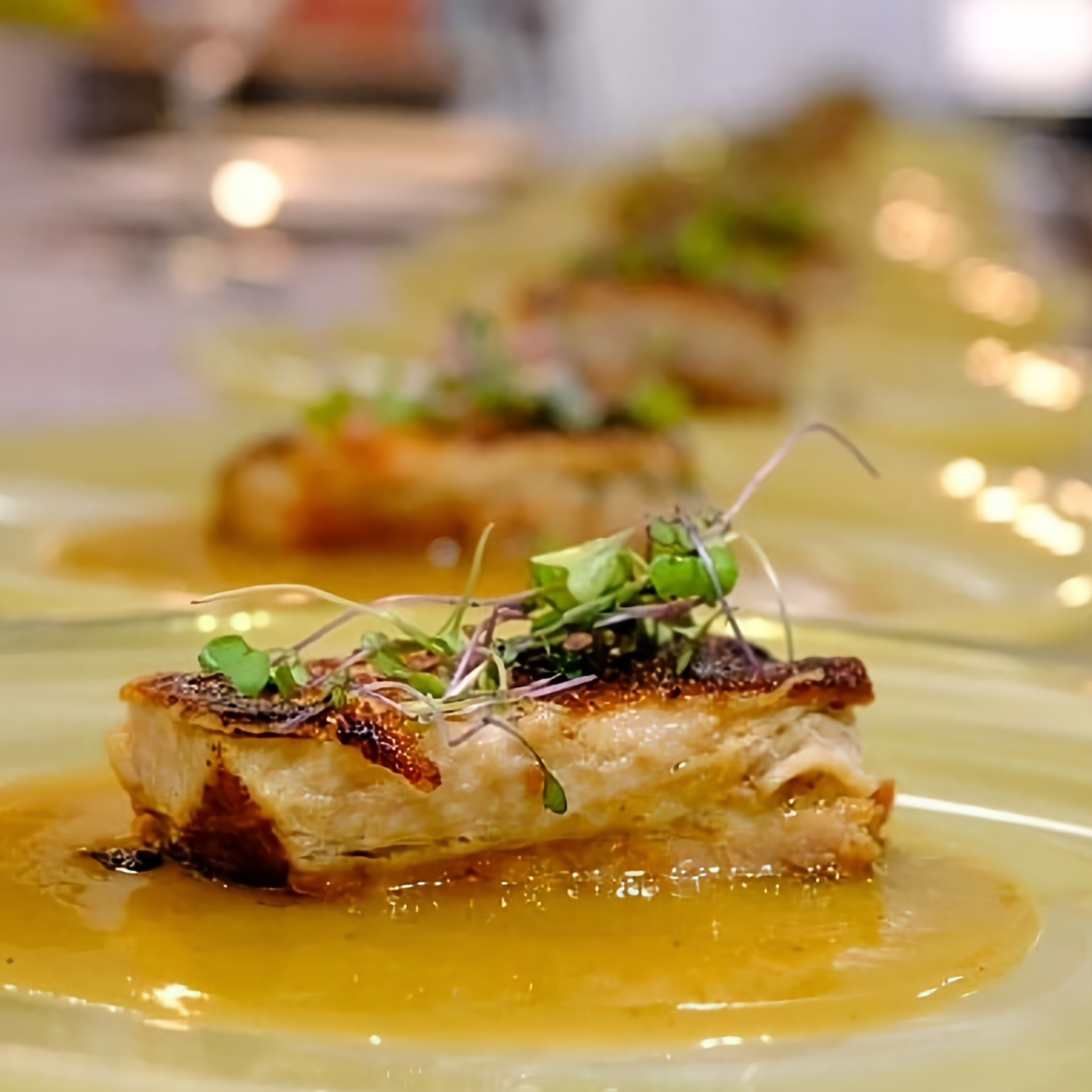 Pork belly with apple sauce from Epicureans of Florida - Private chef fort Lauderdale | Private chef Miami | Luxury Catering Miami | Private catering Fort Lauderdale | Personal chef Miami | Private chef near me | Home chef